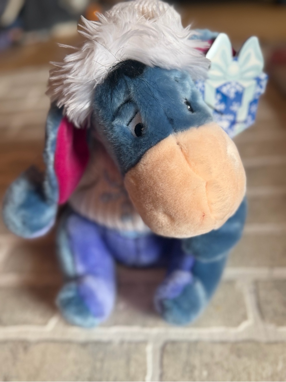 Vintage Winter Eeyore,Winnie The Pooh Christmas Edition,Disney Store Exclusive